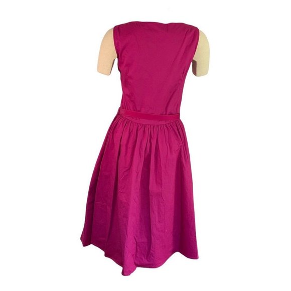 NWT Boflyyang Retro Pink Dress Belt sleeveless Classic Rockabilly L or M - Picture 3 of 10